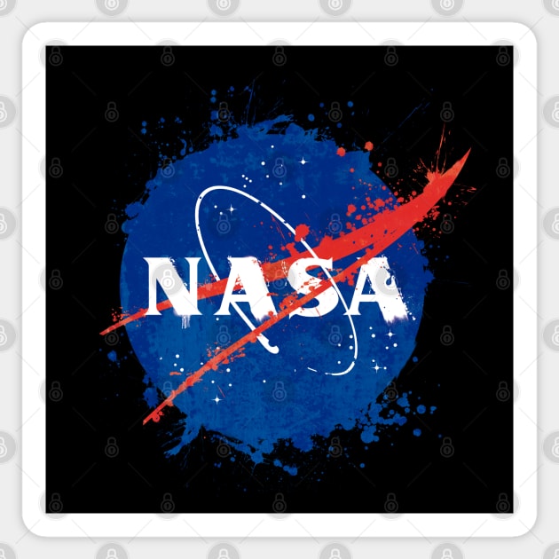 Nasa Splash Logo Sticker by OniSide